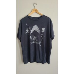 Vintage The Walking Dead Michonne Graphic T-Shirt Faded Black Mens Large L